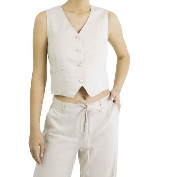 Gilet con bottoni  Only